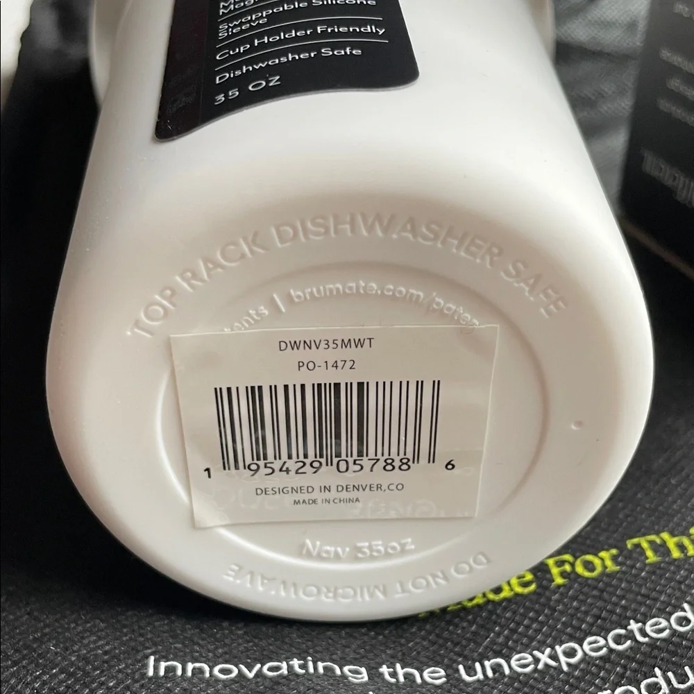 BrüMate NAV 35oz Travel Mug in Matte White brand new in box